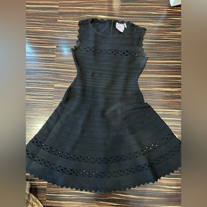Herve Leger Black Dress